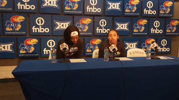 Taiyanna Jackson Ryan Cobbins BYU Postgame